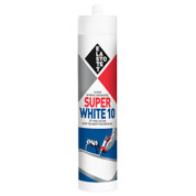 ELASTOTET Super White 10 Σιλικόνη Αντιβακτηριδιακή Διάφανη 280 ml