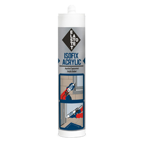 ELASTOTET ISOFIX ACRYLIC Σιλικόνη Ακρυλική Σφραγιστική Λευκή 280 ml