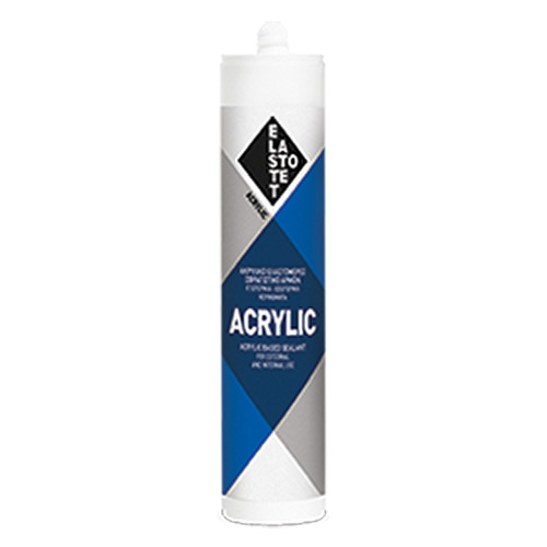 ELASTOTET ACRYLIC Ακρυλικός Στόκος Σφραγιστικός Μαύρος 280 ml