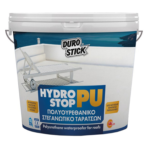 Hydrostop-PU Durostick Πολυουρεθανικό στεγανωτικό ταρατσών Λευκό 15 lt