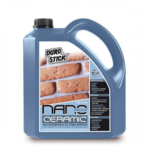 NANO PROOF CERAMIC DS-270 Durostick 750 ml Υδαταπωθητικό σοβά - μπετόν πήλινων και πέτρινων επιφανειών