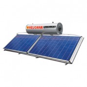 Ηλιακός Θερμοσίφωνας Helioakmi Megasun E300 lt / 5,24 m² με 2 επιλεκτικούς οριζόντιους Συλλέκτες Τιτανίου Διπλής Ενέργειας με Glass Boiler