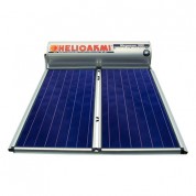 Ηλιακός Θερμοσίφωνας Helioakmi Megasun 300 lt / 4,20 m² με 2 επιλεκτικούς κάθετους Συλλέκτες Τιτανίου Τριπλής Ενέργειας με Glass Boiler