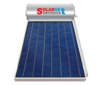 Ηλιακός Θερμοσίφωνας Solarnet 120 lt / 2,00 m² με επιλεκτικό κάθετο Συλλέκτη Τιτανίου Διπλής Ενέργειας με Glass Boiler