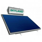 Ηλιακός Θερμοσίφωνας Skyland IN 200 lt με επιλεκτικό οριζόντιο συλλέκτη, επιφάνειας 3,06 m², τριπλής ενέργειας με Inox Boiler