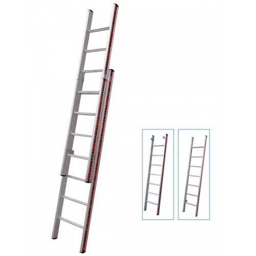 Σκάλα Αλουμινίου διπλή πτυσσόμενη αποσπώμενη 2x13 Σκαλοπάτια Profal 800413