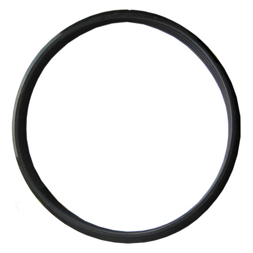 Φλάντζα Σιλικόνης Μαύρη 200°C Καμινάδας Διπλού Τοιχώματος Inox Φ300-350