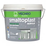 SMALTOPLAST ACRYLIC Vechro 100% ακρυλικό οικολογικό χρώμα εξωτερικών επιφανειών Λευκό 750 ml