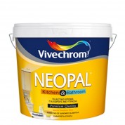 NEOPAL KITCHEN & BATHROOM Vivechrom Mυκητοκτόνο πλαστικό χρώμα Λευκό 3 Lt.