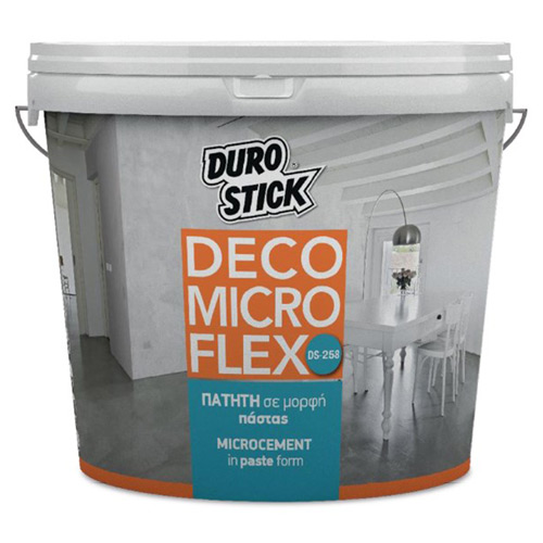 DS-258 DECO MICRO FLEX Durostick Ανοιχτή γκρι Πατητή τσιμεντοκονία σε μορφή πάστας για τοίχους και δάπεδα 5 kg