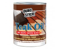 TEAK OIL Durostick 750 ml Φυσικό λάδι συντήρησης & προστασίας ξύλου με κερί