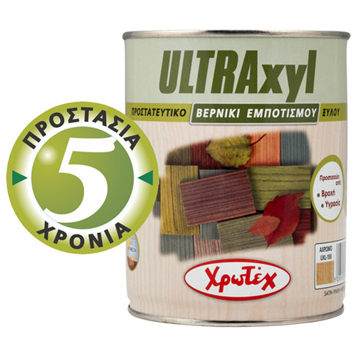 ULTRAxyl Βερνίκι Άχρωμο Χρωτέχ 2,5 lt Συντηρητικό βερνίκι ξύλου