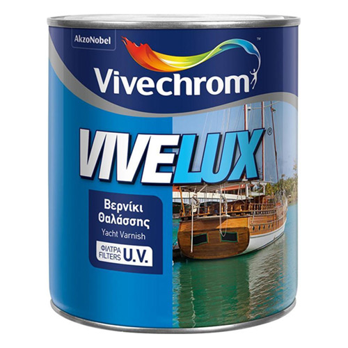 VIVELUX Vivechrom 750 ml Διαφανές βερνίκι θαλάσσης Γυαλιστερό