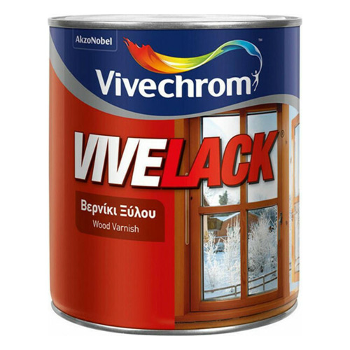 VIVELACK Vivechrom 200 ml Μαόνι διακοσμητικό και προστατευτικό βερνίκι ξύλου