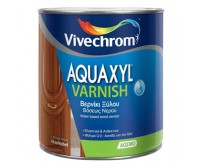 AQUAXYL VARNISH Vivechrom 750 ml Άχρωμο Γυαλιστερό βερνίκι ξύλου βάσεως νερού
