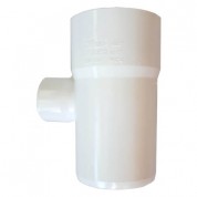 Τάφ Συστολικό Αποχέτευσης FASOPLAST Λευκό PVC - U 87,5° Φ100 Φ50