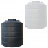 Πλαστική Δεξαμενή Πετρελαίου - Νερού Κυλινδρική Κατακόρυφη Μαύρη 3200 Lt